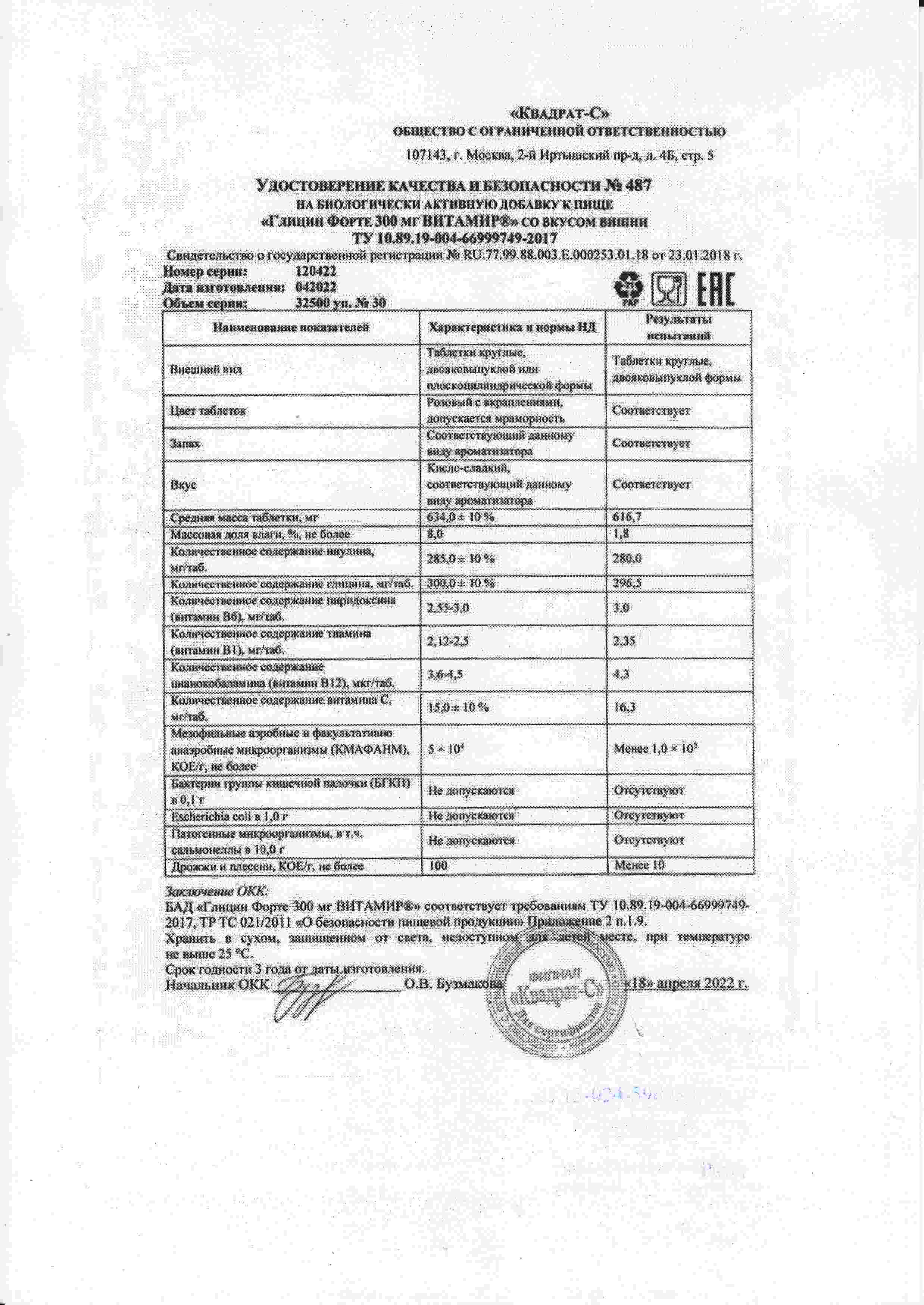 Паспорт №042022